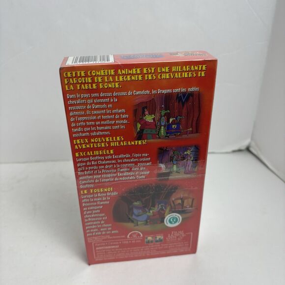 Quest For CamelHot VHS Tape 1998 La Légende De Camelote Spanish Cartoon Sealed - Picture 4 of 7